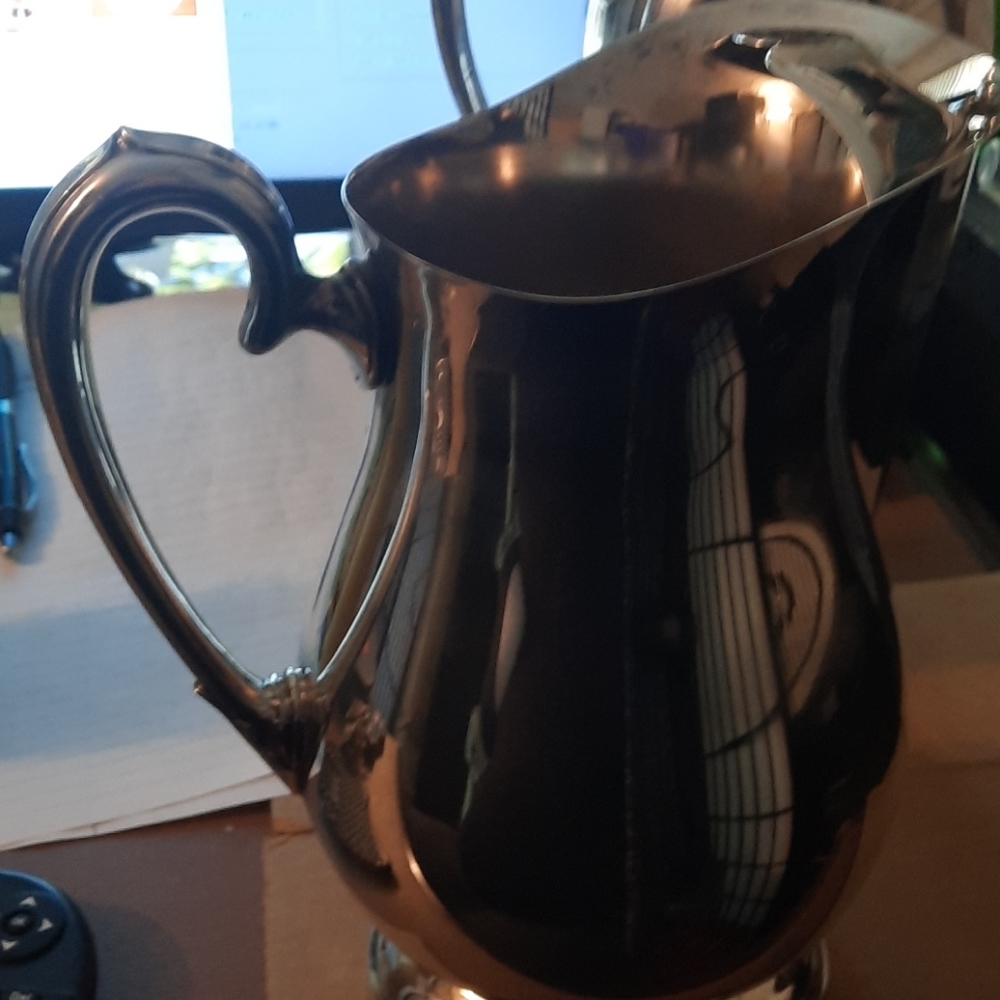 WM Rodgers Silver Plated Water Pitcher